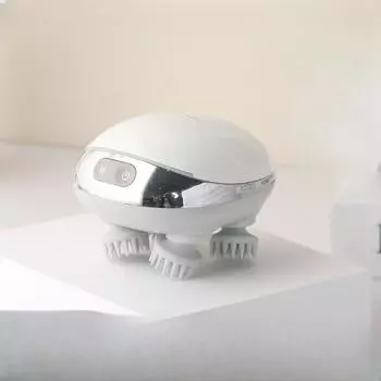 Электрический массажер для головы, бытовой мини-многофункциональный артефакт для разминания, щетка для лап кошек, кожи головы домашних животных Chinese + English