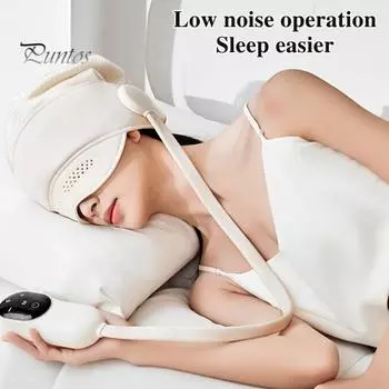 Электрический массажер для головы Электрический массажер для снятия мигрени 3-скоростная насадка для глаз Массажер для глаз и головы для снятия стресса A