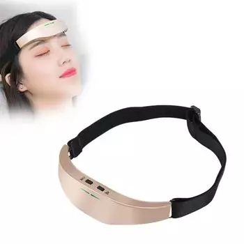 Электрический массажер для головы от головной боли и мигрени, избавление от мигрени, бессонница, терапия с зарядкой от USB, релаксация, забота о здоровье