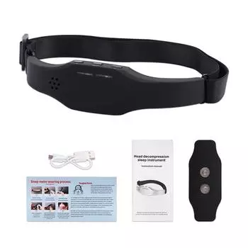 Электрический массажер для головы Терапия для снятия мигрени Перезаряжаемая машина Расслабление головы Улучшение сна Здоровье Снятие стресса Массажер для мозга