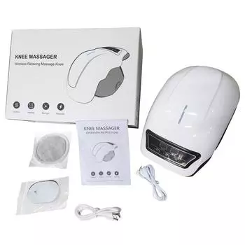 Электрический массажер для коленей с инфракрасным теплом и вибрацией для облегчения боли в коленях, скованности суставов, подарок для родителей