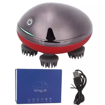 Электрический массажер для кожи головы Scratcher 2 Gears Регулируемый водонепроницаемый массажер