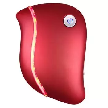 Электрический массажер для лица Гуа Ша 4 в 1 с подогревом и вибрацией, для лифтинга лица, скребок, против морщин, для удаления второго подбородка, для красоты и ухода за кожей