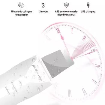 Электрический массажер для лица, очиститель кожи, ионное средство для удаления угрей и черных точек, пилинг-лопатка, очиститель для лица, массажер для ухода за кожей