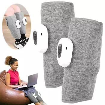 Электрический массажер для ног, массажер для икр с подогревом, устройство для массажа ног, перезаряжаемое, регулируемое для улучшения кровообращения 1pc