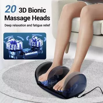 Электрический массажер для ног, разминающий, подогреваемый массажер для голеней, горячий компресс, снятие усталости, расслабление мышц ног