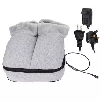 Электрический массажер для ног, снятие боли и стресса, регулируемая грелка для ног при подошвенном фасциите 11024 UK Plug