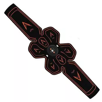 Электрический массажер для поясницы EMS, машина для массажа мышц живота, релаксация мышц