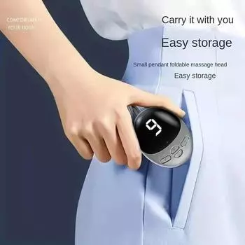 Электрический массажер для шеи 16 интенсивности EMS Tens акупунктурный мини-стимулятор мышц шейного позвонка массаж всего тела домашний аппарат серый