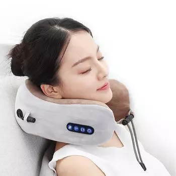 Электрический массажер для шеи U-образная подушка Многофункциональный портативный массажер для плеч и шейного отдела на открытом воздухе, домашний автомобиль, расслабляющий массаж