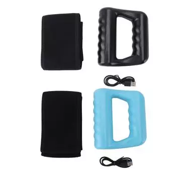 Электрический массажер для тела, кольцо для глубокого перкуссионного массажа тканей, высокочастотный носимый электрический массажер Blue