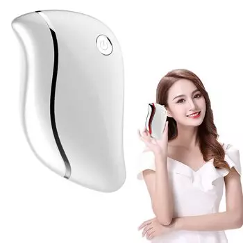 Электрический массажер Honeyview с подогревом, электрический подогрев, массажер Gassa для лица, USB, идеально подходит для использования в качестве японского руководства по эксплуатации, гарантия 1 год,