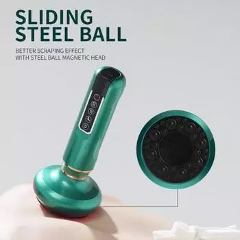 Электрический массажер с 12 режимами всасывания Компактный портативный перезаряжаемый беспроводной целлюлит