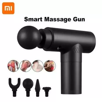 Электрический массажный пистолет для умного дома Xiaomi Youpin, пистолет для похудения, мышечная фасция, ударные массажеры, профессиональный массажный пистолет для фитнеса