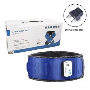 Электрический массажный пояс для похудения, похудение, фитнес, сжигание жира, вибрация, тренажер для мышц живота и живота, стимулятор подключаемого типа Professional