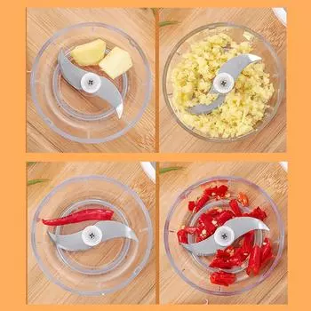 Электрический мини-кухонный комбайн беспроводной измельчитель чеснока мясо овощерезка