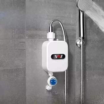 Электрический мини-водонагреватель для душа с технологией быстрого нагрева European