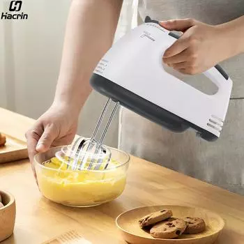 Электрический миксер, блендер для кремового теста, электрический ручной блендер, автоматический венчик для яиц, портативный миксер, блендер для кремового теста