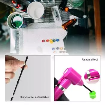 Электрический миксер для татуировок, пигментный миксер с 50 палочками для смешивания, принадлежности для машинки для татуировок, набор аксессуаров для татуировок чёрный