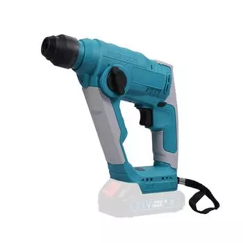 Электрический молоток 700 Вт 4000 дюймов в минуту 2,0 Дж Бесщеточный аккумуляторный молоток с переключением прямого и обратного вращения синий