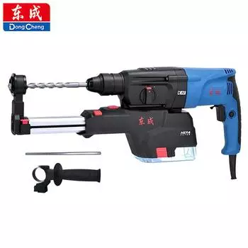 Электрический молоток Dongcheng с функцией самопылесоса Z1C-FF05-26XC, легкая многофункциональная ударная дрель с функцией сбора пыли, высокая мощность 800 Вт Z1C-FF05-26XC