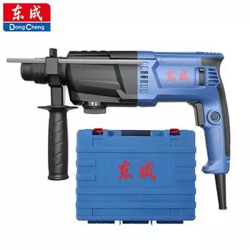 Электрический молоток Dongcheng Z1C-FF06-26 с круглой ручкой, многофункциональный электрический молоток, электрический отбойный молоток, электрическая дрель трехцелевого назначения, 800 Вт, высокая мощность Z1C-FF02-20