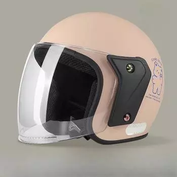 Электрический мотоциклетный шлем для мужчин и женщин, полушлем для лета, всесезонный, универсальный, электрический автомобиль, под шапку, для осени и зимы, теплый