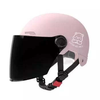 Электрический мотоциклетный шлем Мужской и женский Шлем-половина для аккумуляторного автомобиля Четыре сезона Универсальный шлем Взрослый шлем-половина