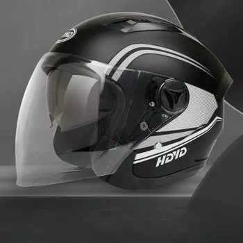 Электрический мотоциклетный шлем серый зимний теплый противотуманный двойной зеркальный полушлем для мужчин и женщин всесезонный универсальный капюшон average size