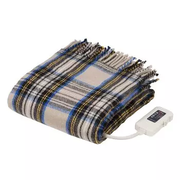 Электрический моющийся плед Sugiyama, стандартный, 82 x 140 см, произведен в Японии, бежевый, SSW-055H(БЫТЬ) бежевый