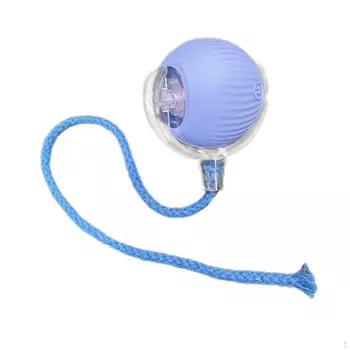 Электрический мяч для кошек, интерактивная игрушка для игр и упражнений в помещении синий