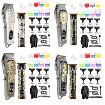 Электрический набор для стрижки волос, ретро-металлический электрический фейдер многофункциональный нож для резьбы по дереву с масляной головкой platinum