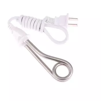 Электрический нагревательный элемент Мини-бойлер для воды Кофе Погружение для путешествий Использование 290 Вт Американская вилка