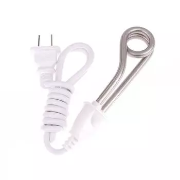 Электрический нагревательный элемент Мини-бойлер для воды Кофе Погружение для путешествий Использование 290 Вт Американская вилка