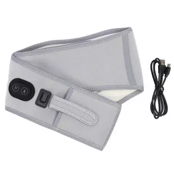 Электрический нагревательный массажный пояс с вибрацией, мягкий бархатный пояс с подогревом и 3 передачами для B