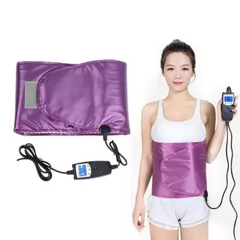 Электрический нагревательный пояс для сауны для похудения талии, теплая вибрация, потеря веса, красота, дальний инфракрасный триммер для живота, инструмент для облегчения боли в спине