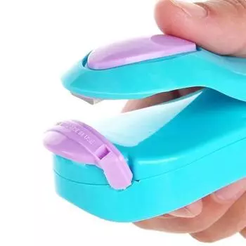 Электрический нагревательный пресс для кухонных остатков, портативный пластиковый пакет для закусок, мини-удобная машина для укупорки и зажимов для хранения продуктов питания жёлтый