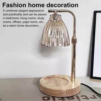 Электрический нагреватель свечей с функцией таймера, мягкий свет, без мерцания, регулируемая яркость, ароматизированная свеча с деревянной основой EU