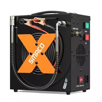 Электрический насос для подводного плавания, воздушный компрессор AutoStop, без масла, в автомобиле, 12 В постоянного тока или дома, 110 В переменного тока US Plug