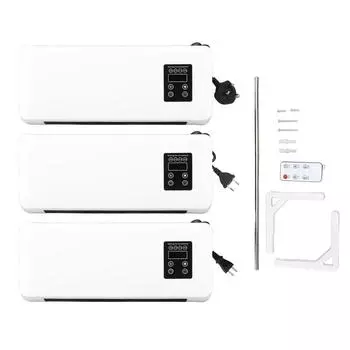 Электрический настенный обогреватель, 1500 Вт, настенный обогреватель из АБС-пластика, машина для быстрого нагрева и охлаждения с пультом дистанционного управления EU Plug 220V