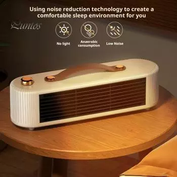 Электрический настольный обогреватель 2 режима нагрева Технология быстрого нагрева с низким уровнем шума Для использования в помещении Портативный энергоэффективный комнатный обогреватель EU белый