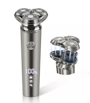 Электрический низкий уровень влажности и сухости IPX6 Блокировка ЖК-дисплея Оставшийся заряд Бизнес Всегда в USB Светодиодный дисплей Легкая бритва, Мужская бритва, Шум, Использование, Водонепроницаемый,