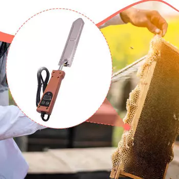 Электрический нож для распечатывания сотов, простой в использовании, оборудование для сбора меда