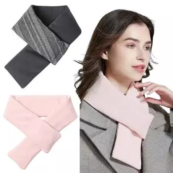 Электрический ободок с подогревом для шеи, 3 температурных режима, грелка для шеи, скованность, облегчение боли, для мужчин и женщин, согревающий шарф с питанием от USB, шейный бандаж, грелка серый