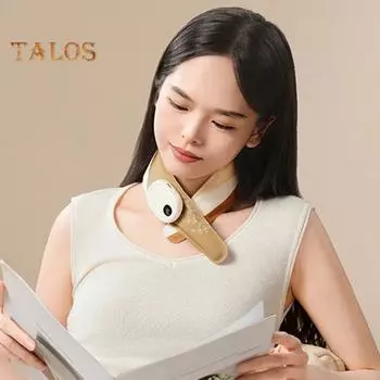 Электрический ободок с подогревом шеи, 3 температурных режима, ЖК-дисплей, грелка для шеи, скованность, облегчение боли, графеновый согревающий шарф, шейный бандаж, грелка белый