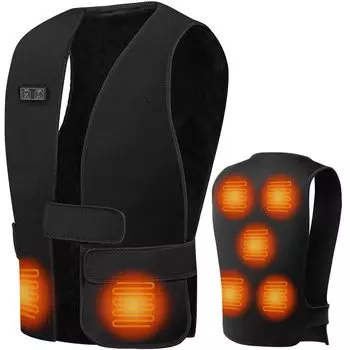 Электрический обогрев Электрический обогрев Обогреватель Генерирует в 7 местах на передней панели и температуру Питание от USB Нагрев Внутренний Быстрый обогрев Ультра Холодная погода Работает