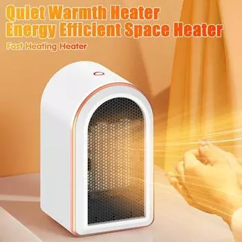 Электрический обогреватель 1200 Вт Высокая мощность Защита от перегрева Низкий уровень шума Портативный Энергоэффективный EU чёрный