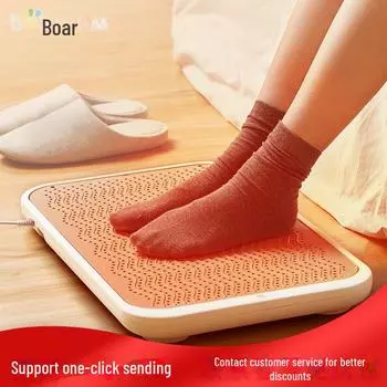 Электрический обогреватель Bear DNQ-A02X1 Graphene - быстро нагревающаяся грелка для ног для дома и спальни DNQ-A02X1