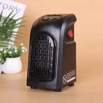 Электрический обогреватель Бытовой обогреватель Отопительная печь Удобный комнатный обогреватель Дистанционное управление Настенный дистанционный обогреватель Зимнее отопление EU чёрный