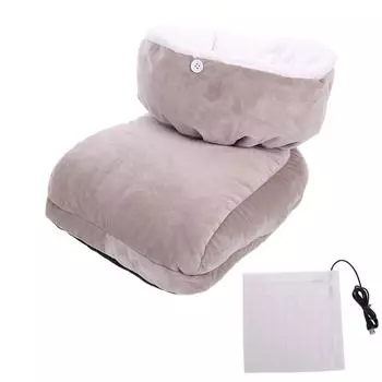 Электрический обогреватель для ног USB-печь для ног с 3 уровнями нагрева для мужчин и женщин Gray Remote